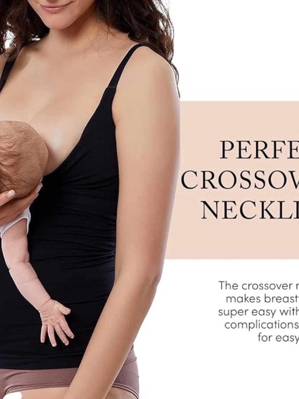 Ingrid & Isabel Basics - Crossover Maternity & Nursing Cami - Picture 3 of 6